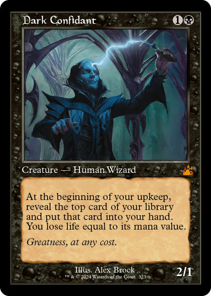 Dark Confidant (Retro Frame) [Ravnica Remastered] - MTG Single