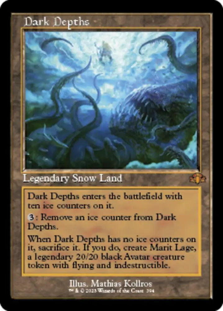 Dark Depths (Retro) [Dominaria Remastered] - MTG Single
