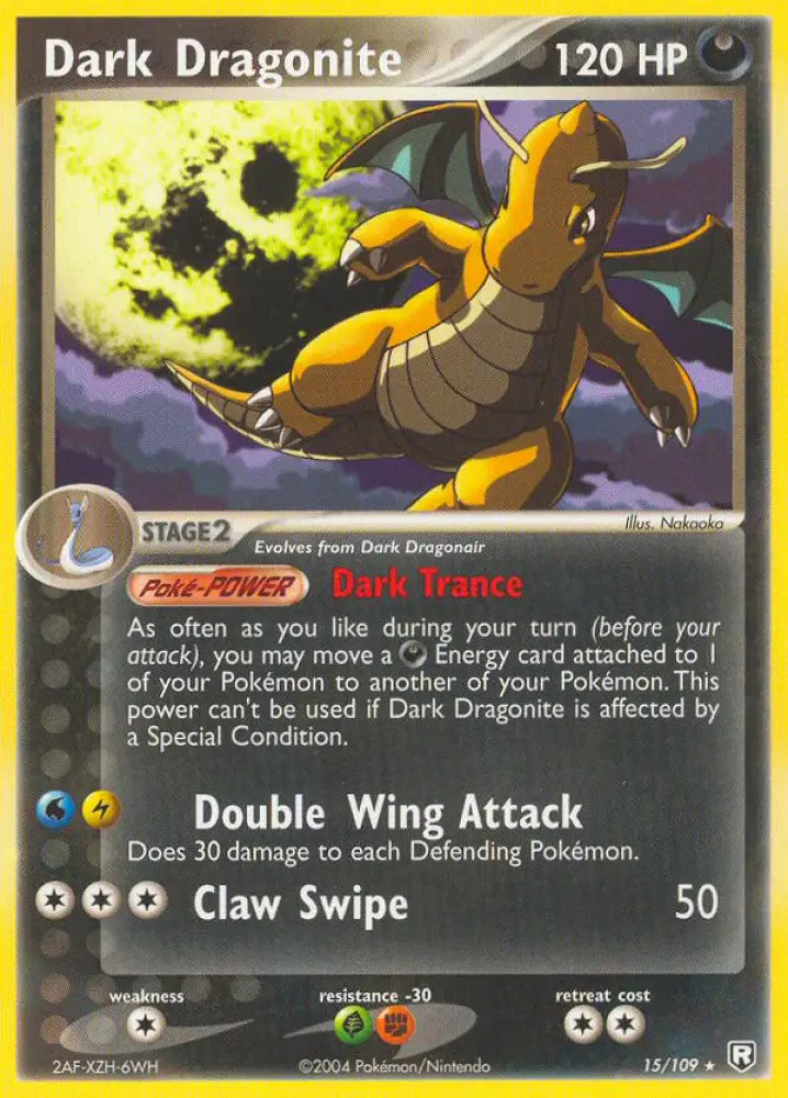 Dark Dragonite (15/109) [EX: Team Rocket Returns] - Pokemon Single