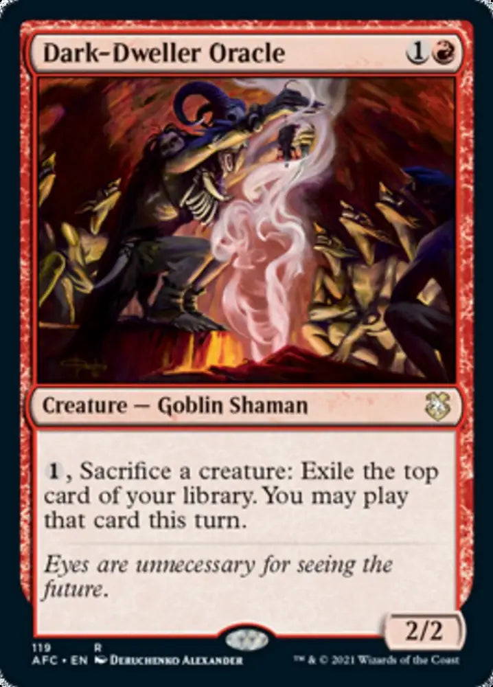 Dark-Dweller Oracle [Dungeons & Dragons: Adventures in the Forgotten Realms Commander] - MTG Single