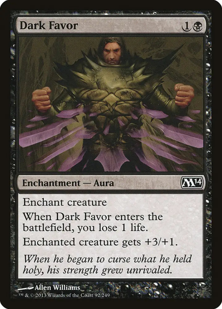 Dark Favor [Magic 2014] - MTG Single