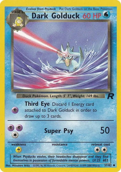 Dark Golduck (37/82) [Team Rocket Unlimited] - Pokemon Single