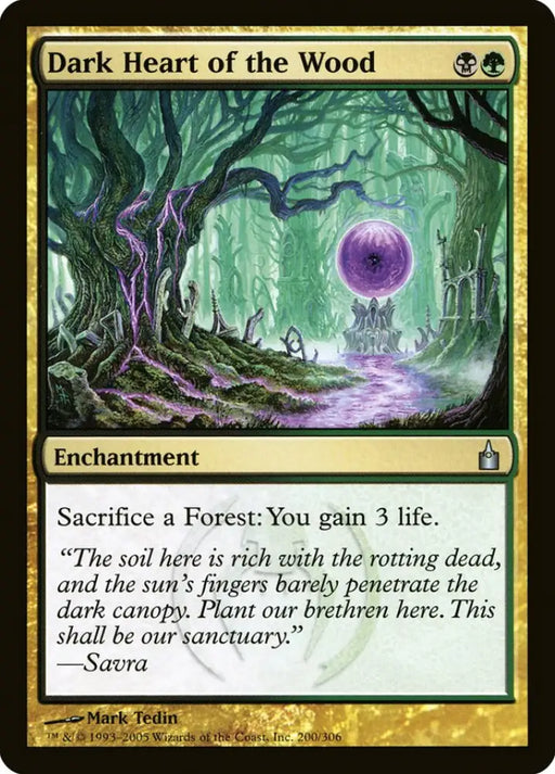 Dark Heart of the Wood [Ravnica: City of Guilds] - MTG Single