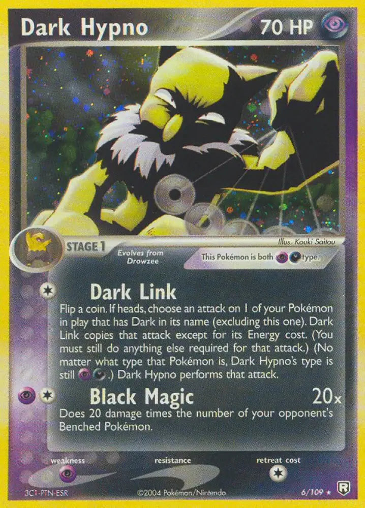 Dark Hypno (6/109) [EX: Team Rocket Returns] - Pokemon Single