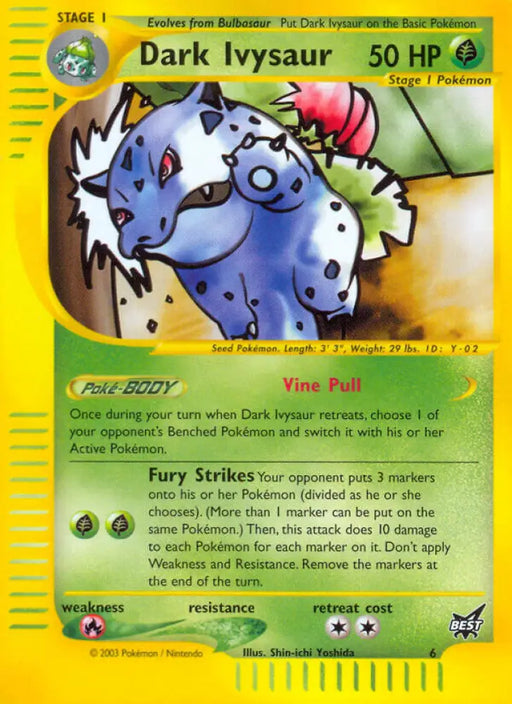 Dark Ivysaur (6) [Best of Promos] - Pokemon Single