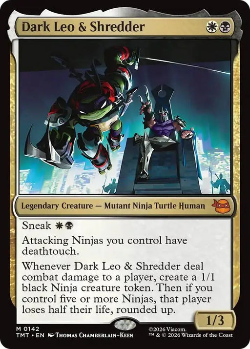 Dark Leo & Shredder (142) [Teenage Mutant Ninja Turtles]