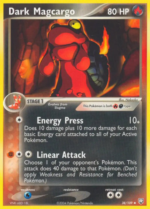 Dark Magcargo (38/109) [EX: Team Rocket Returns] - Pokemon Single