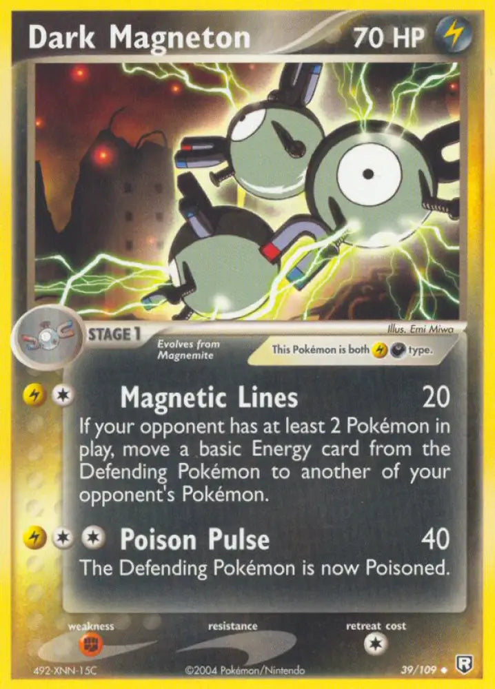 Dark Magneton (39/109) [EX: Team Rocket Returns] - Pokemon Single