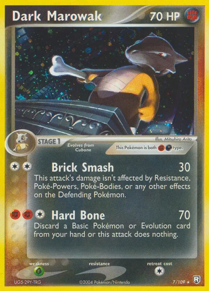 Dark Marowak (7/109) (Theme Deck Exclusive) [EX: Team Rocket Returns] - Pokemon Single