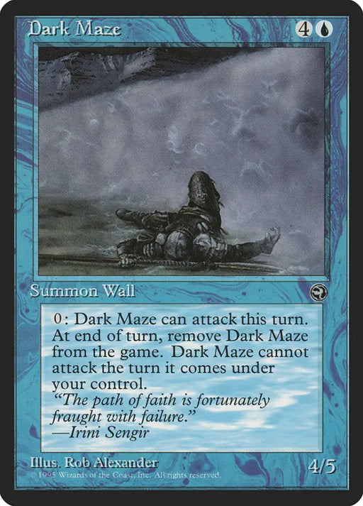 Dark Maze (Irini Sengir Flavor Text) [Homelands] - MTG Single