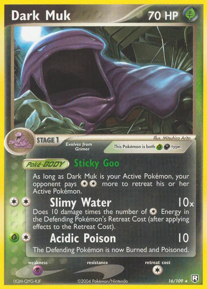 Dark Muk (16/109) [EX: Team Rocket Returns] - Pokemon Single