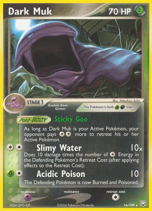 Dark Muk (16/109) [EX: Team Rocket Returns] - Pokemon Single