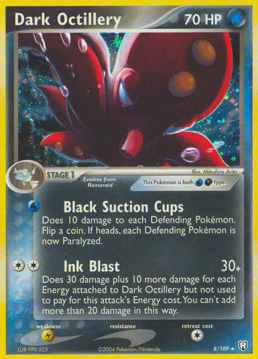 Dark Octillery (8/109) [EX: Team Rocket Returns] - Pokemon Single
