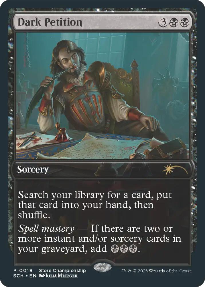 Dark Petition [Store Championships 2023] - MTG Single