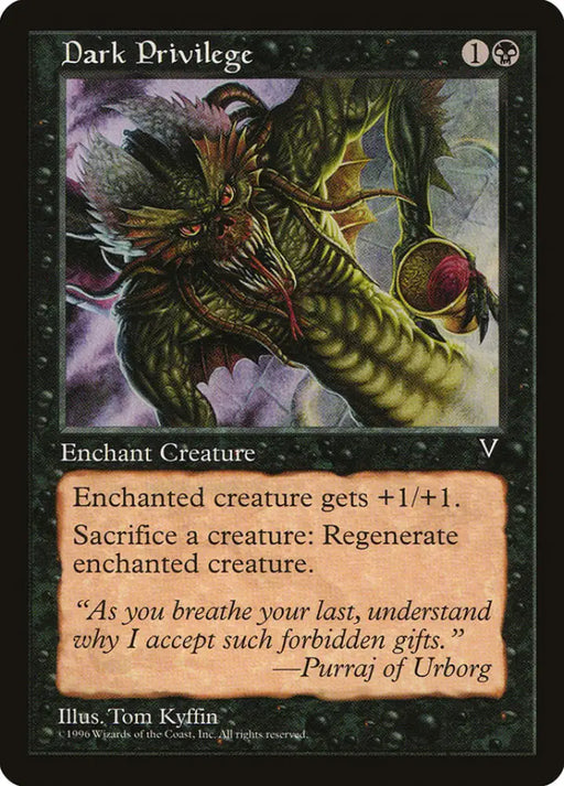 Dark Privilege [Visions] - MTG Single