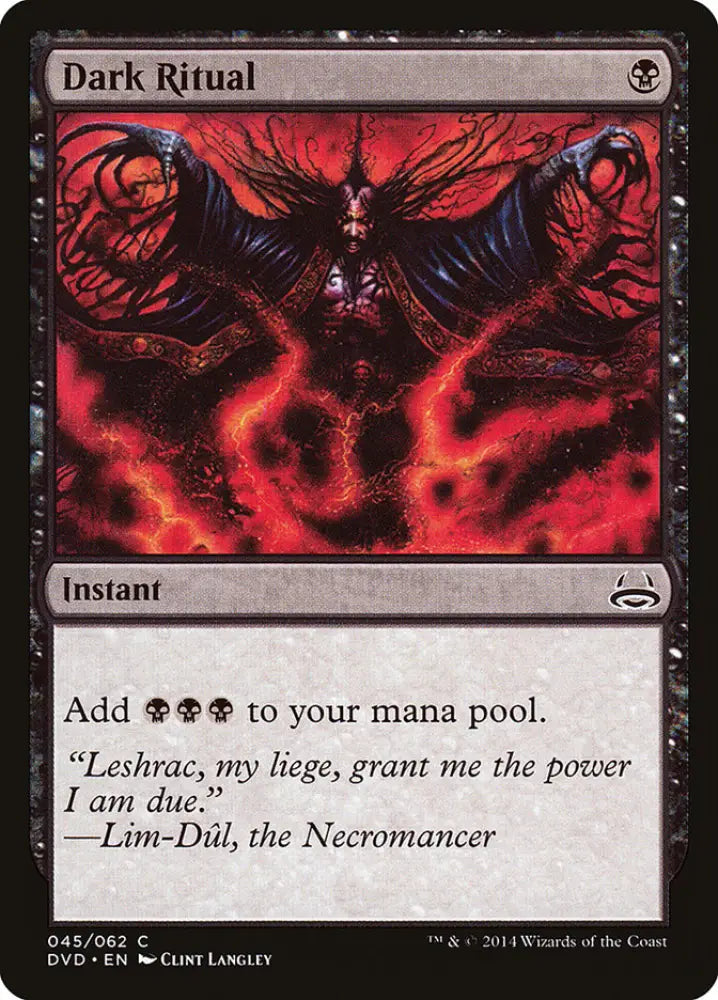 Dark Ritual (Divine vs. Demonic) [Duel Decks Anthology] - MTG Single