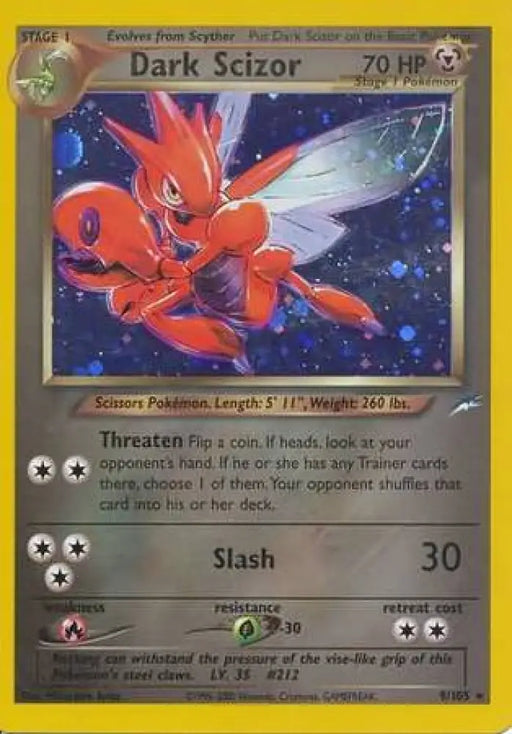 Dark Scizor (9/105) [Neo Destiny Unlimited] - Pokemon Single