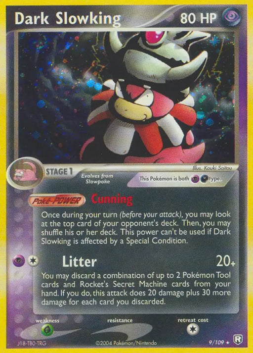 Dark Slowking (9/109) [EX: Team Rocket Returns] - Pokemon Single