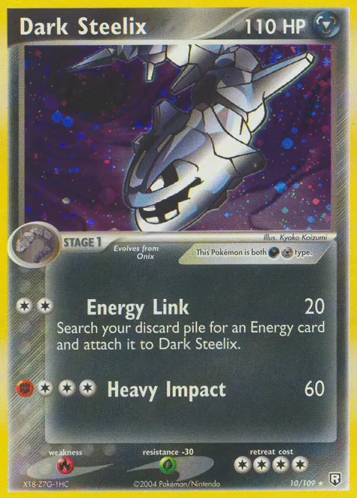 Dark Steelix (10/109) [EX: Team Rocket Returns] - Pokemon Single