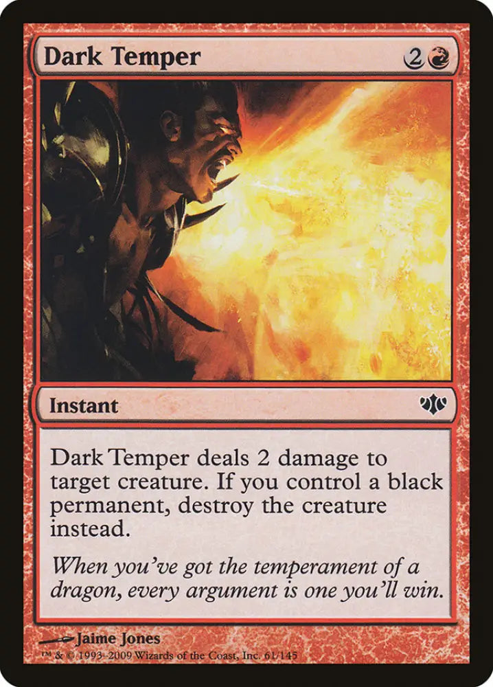 Dark Temper [Conflux] - MTG Single