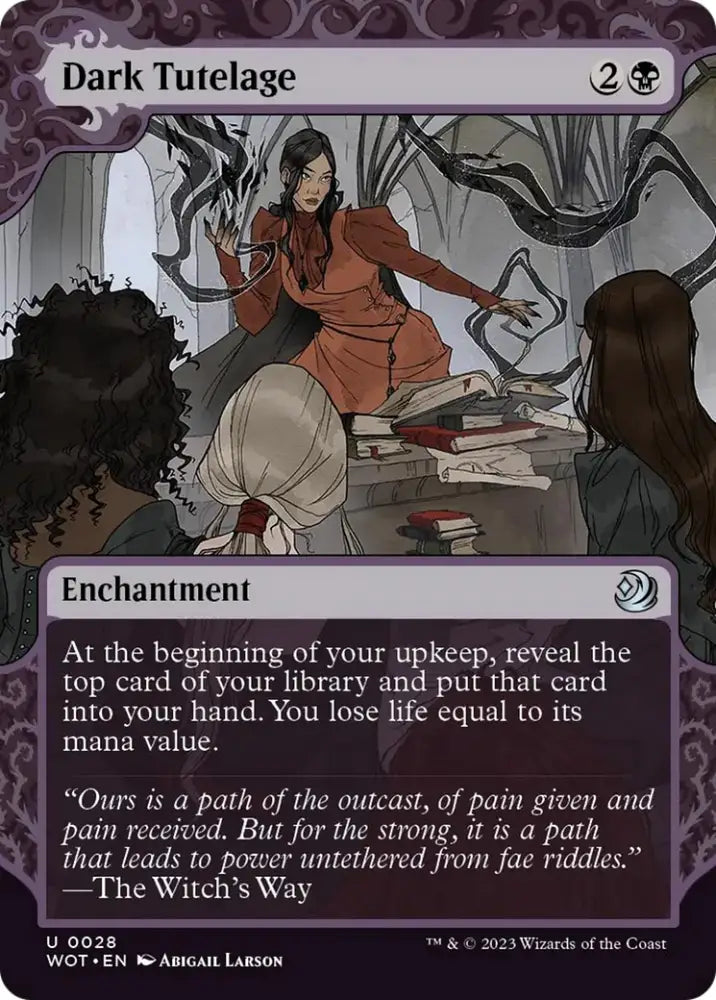 Dark Tutelage [Wilds of Eldraine: Enchanting Tales] - MTG Single