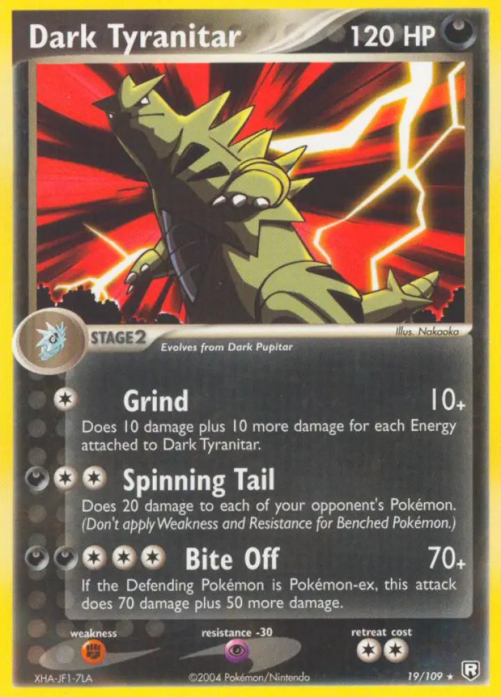 Dark Tyranitar (19/109) [EX: Team Rocket Returns] - Pokemon Single