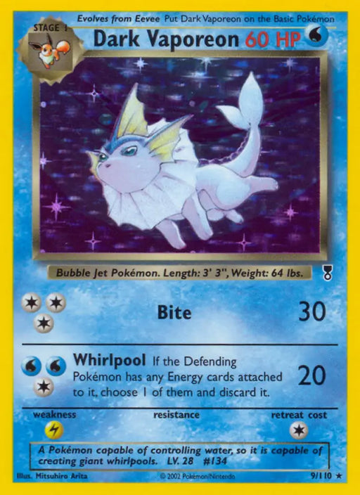 Dark Vaporeon (9/110) [Legendary Collection] - Pokemon Single