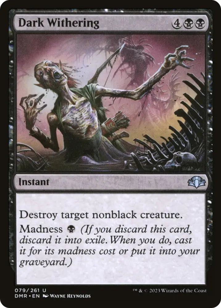 Dark Withering [Dominaria Remastered] - MTG Single