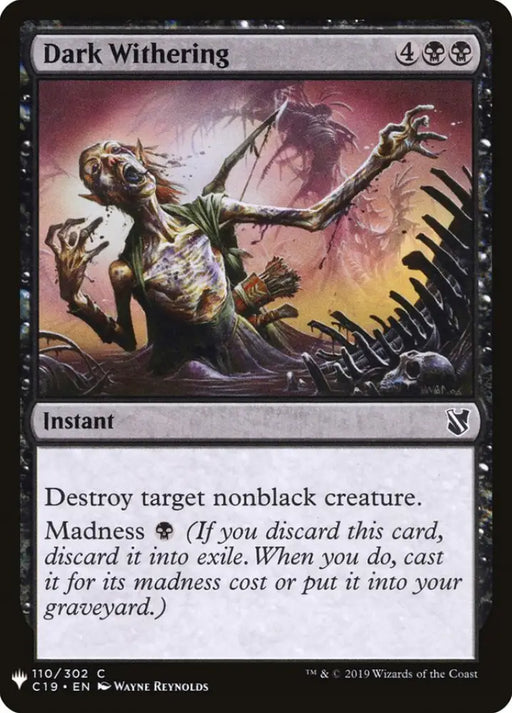 Dark Withering [Mystery Booster] - MTG Single