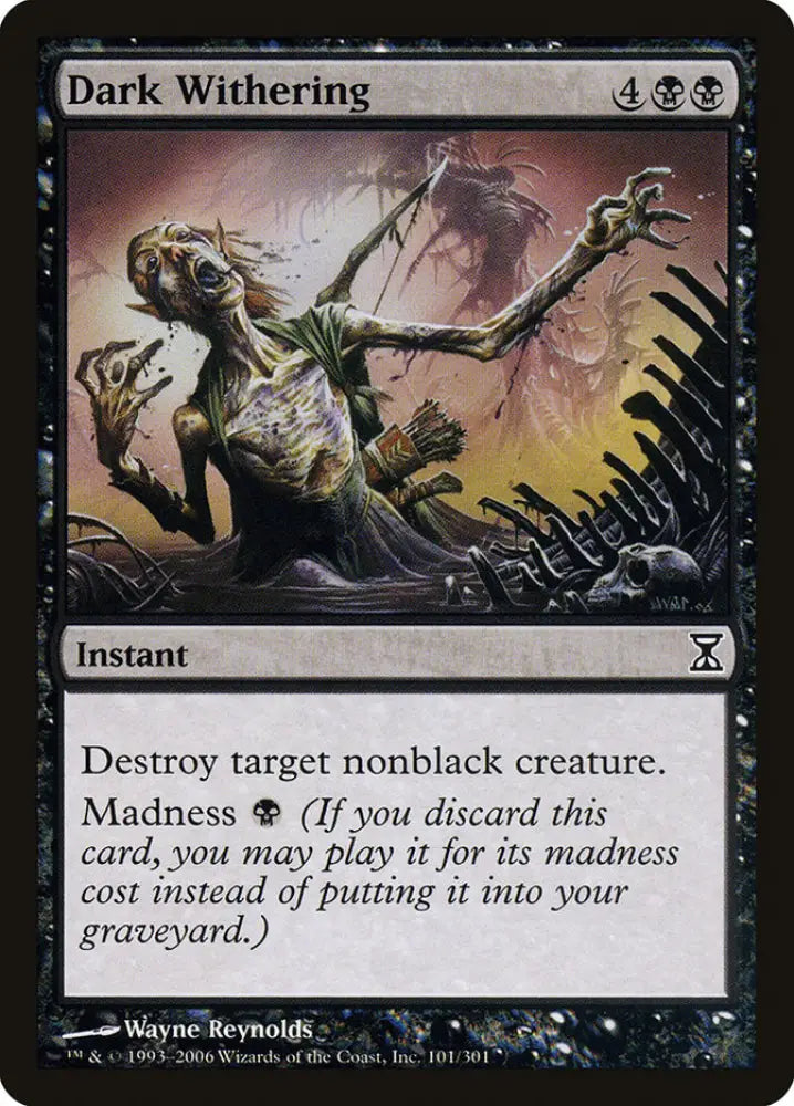 Dark Withering [Time Spiral] - MTG Single