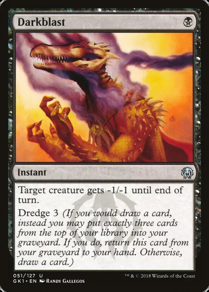 Darkblast [Guilds of Ravnica Guild Kit] - MTG Single
