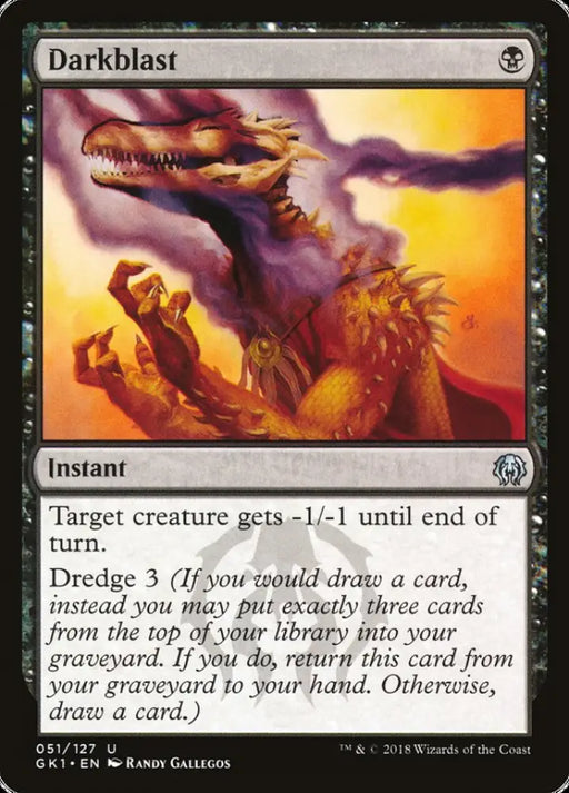 Darkblast [Guilds of Ravnica Guild Kit] - MTG Single
