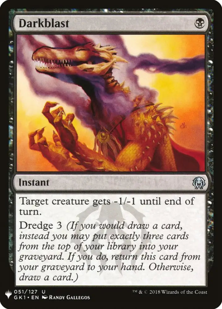 Darkblast [Mystery Booster] - MTG Single