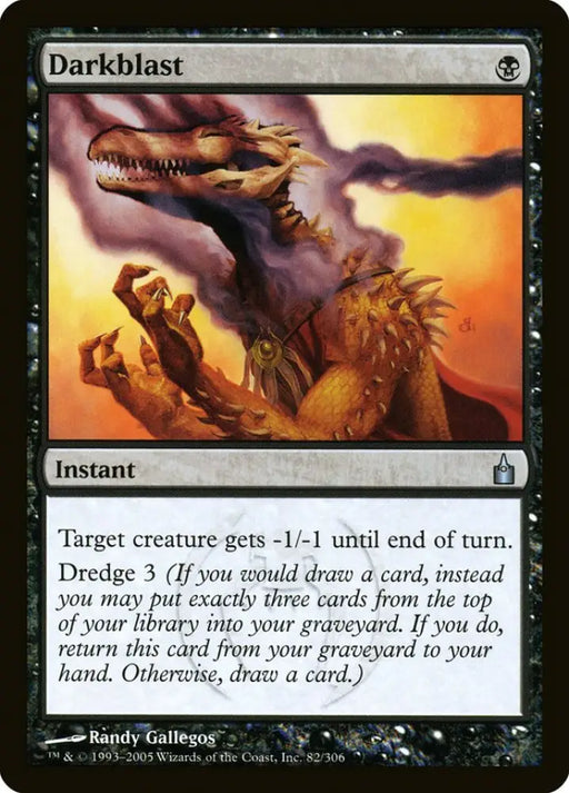 Darkblast [Ravnica: City of Guilds] - MTG Single