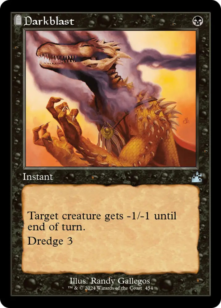 Darkblast (Retro Frame) [Ravnica Remastered] - MTG Single