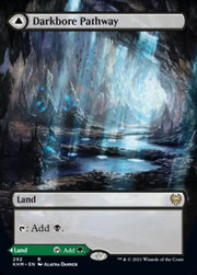 Darkbore Pathway // Slitherbore Pathway (Borderless Alternate Art) [Kaldheim] - MTG Single