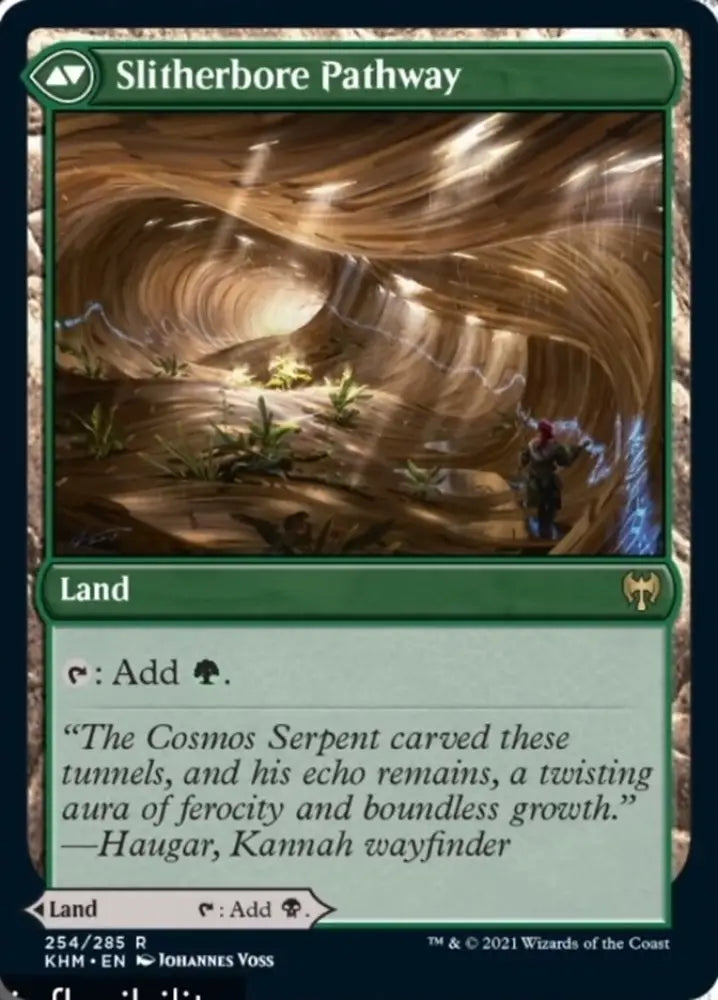 Darkbore Pathway // Slitherbore Pathway [Kaldheim] - MTG Single