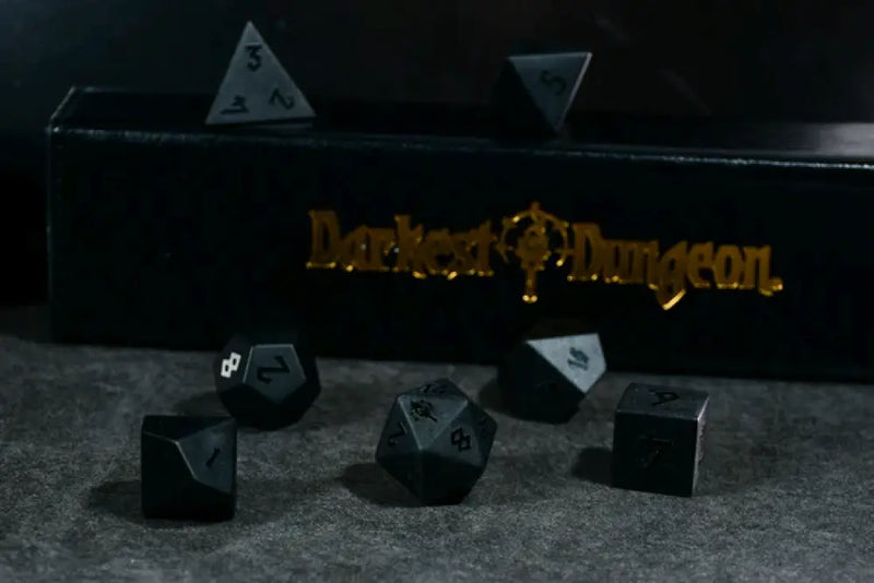 Darkest Dungeon: Obsidian Dice Set - Role Playing Game