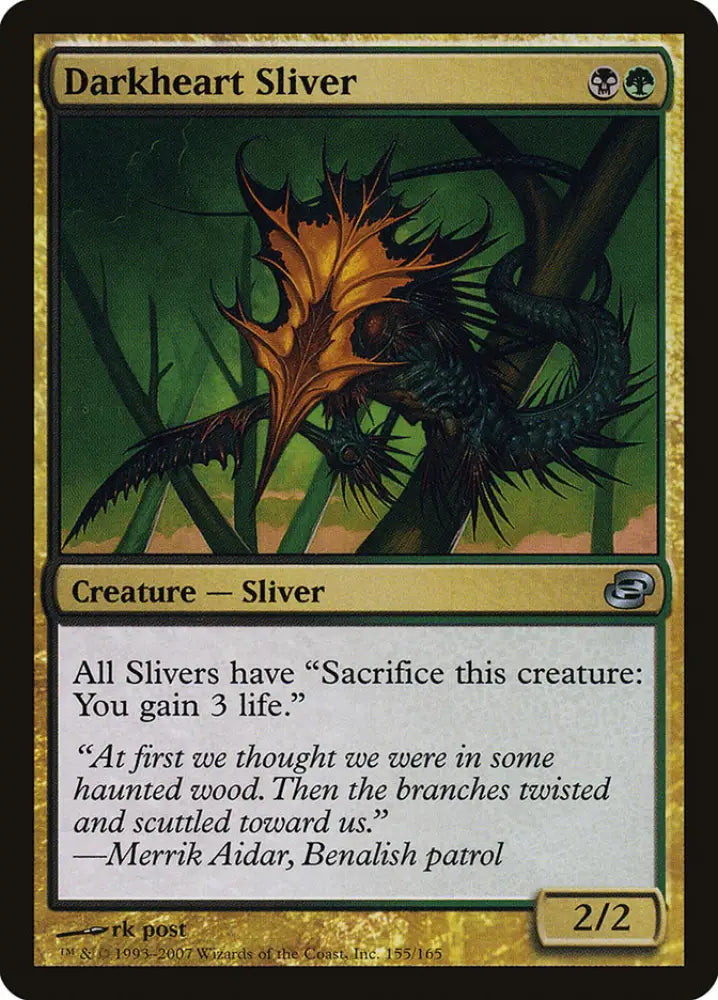 Darkheart Sliver [Planar Chaos] - MTG Single