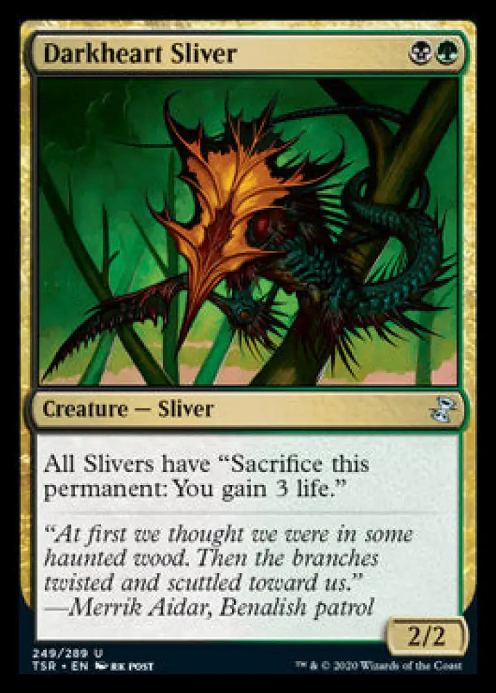 Darkheart Sliver [Time Spiral Remastered] - MTG Single