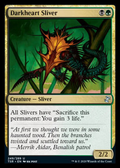 Darkheart Sliver [Time Spiral Remastered] - MTG Single