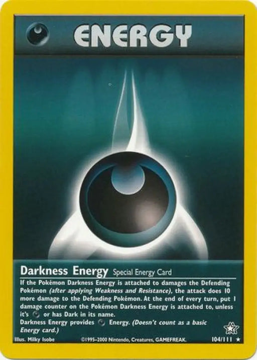 Darkness Energy (104/111) [Neo Genesis Unlimited] - Pokemon Single