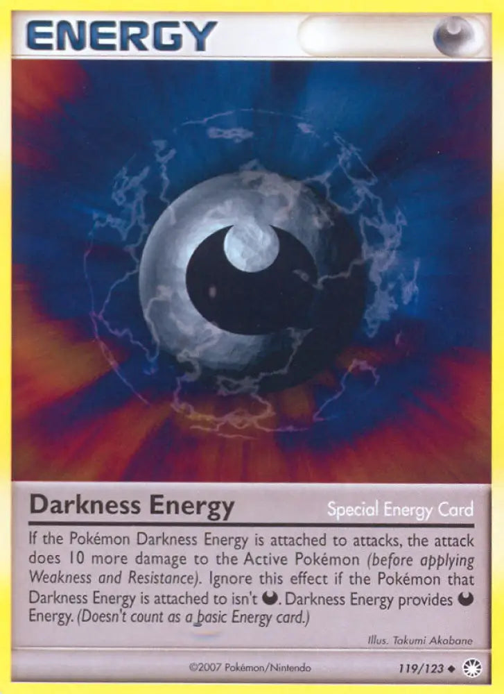 Darkness Energy (119/123) [Diamond & Pearl: Mysterious Treasures] - Pokemon Single