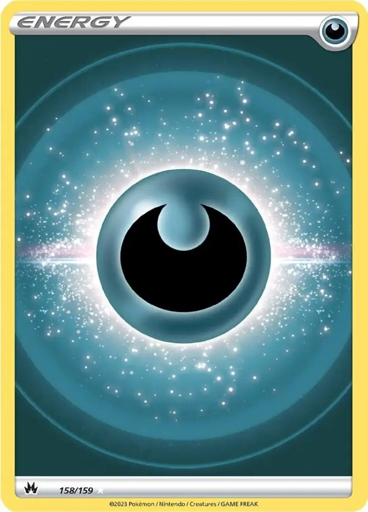 Darkness Energy (158/159) (Texture Full Art) [Sword & Shield: Crown Zenith] - Pokemon Single