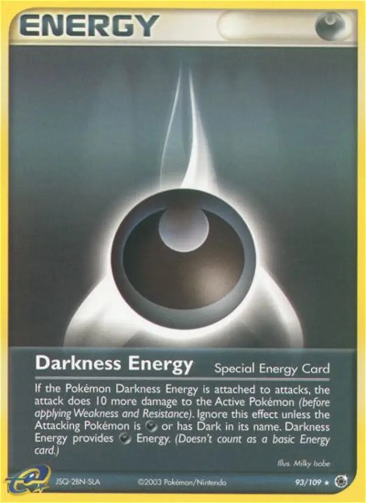 Darkness Energy (93/109) [EX: Ruby & Sapphire] - Pokemon Single
