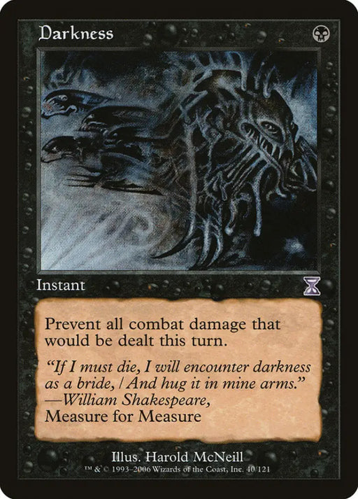 Darkness [Time Spiral Timeshifted] - MTG Single