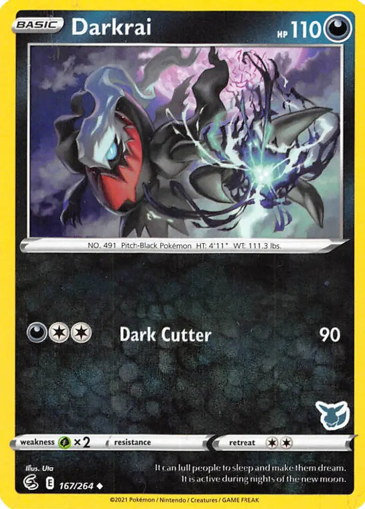 Darkrai (167/264) (Eevee Deck) [Battle Academy 2022] - Pokemon Single