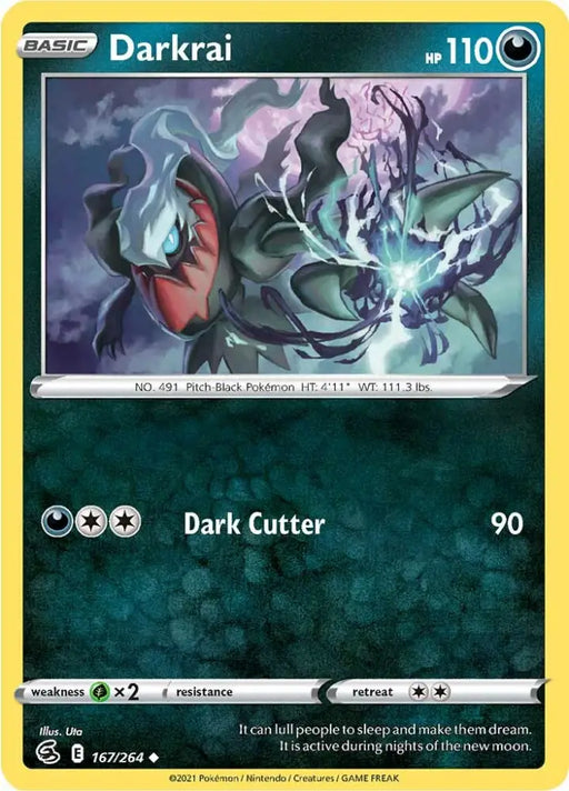 Darkrai (167/264) [Sword & Shield: Fusion Strike] - Pokemon Single