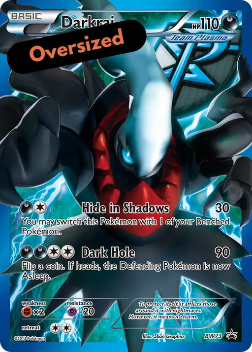 Darkrai (BW73) (Jumbo Card) [Black & White: Black Star Promos] - Pokemon Single