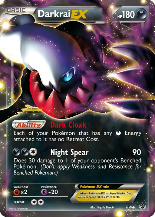Darkrai EX (BW46) [Black & White: Black Star Promos] - Pokemon Single